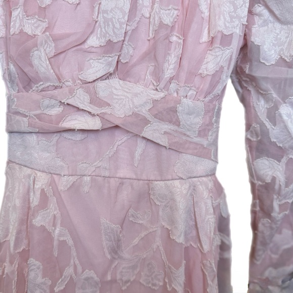 ❤️ Valentine’s Day Pink Floral Ruffle Cottagecore Romper Size Small NWT - Picture 5 of 9